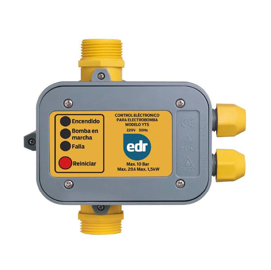 CONTROLADOR ELECTRONICO DE PRESION AMARILLO 2HP