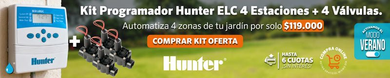 KIT PROGRAMADOR HUNTER ELC 4 ETSACIOBES + VALVULAS 